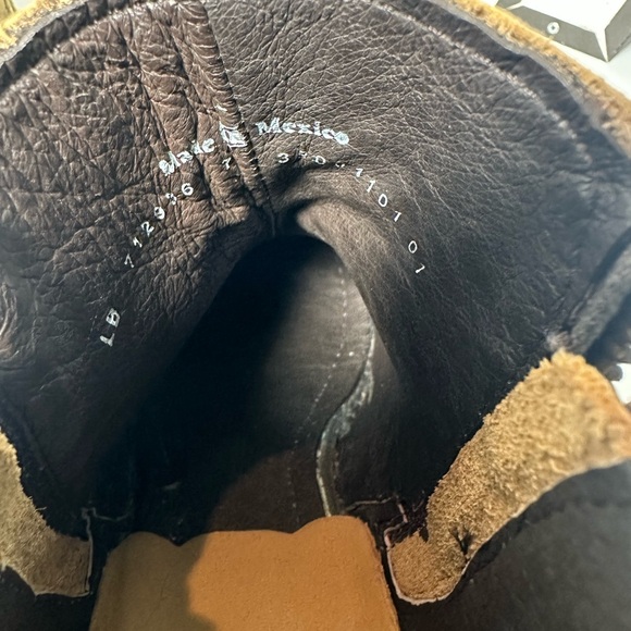 Liberty Black Women’s 7 Western Ankle Boots Tan Leather Cowgirl Booties NWT - Picture 8 of 8